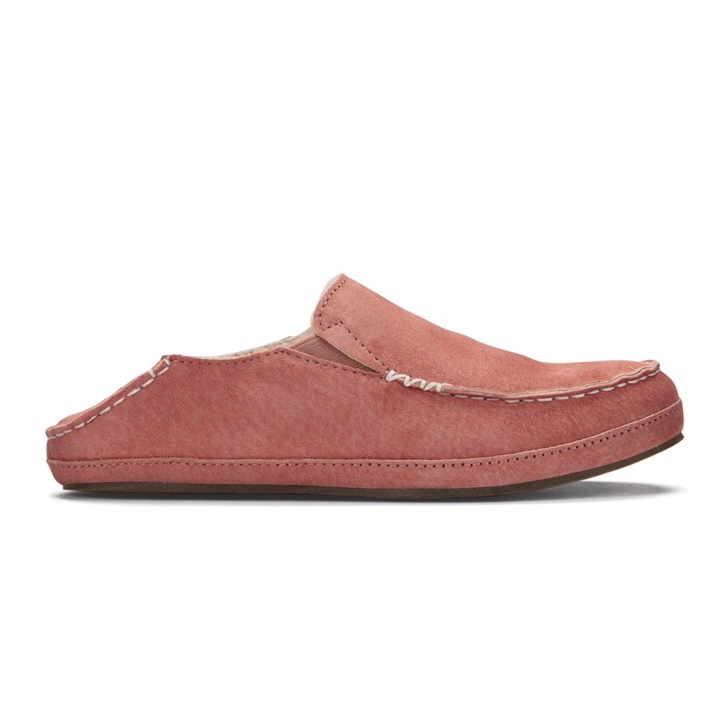 Zapatos Olukai Nohea Slipper - Pantuflas Mujer Coral 20385-421